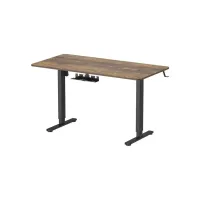 Комп'ютерний стіл OfficePro ODE1670DW Dark Wood/Black (ODE1670DW) - 2