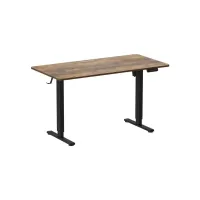 Комп'ютерний стіл OfficePro ODE1670DW Dark Wood/Black (ODE1670DW) - 1