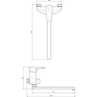 Змішувач Kroner Odra-C071 - 2