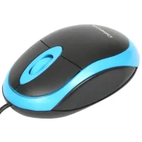 Мишка Omega OM-06V USB Black-Blue (OM06VB) - 1