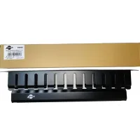 Кабельний організатор Atcom 19" 1U гребінчатий, цільнометалевий (P0001) - 2