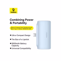 Батарея універсальна Baseus Compact 4900mAh 20W Type-C, White (PPWC05T) (P10068302212-00) - Image 2
