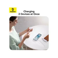 Батарея універсальна Baseus Compact 4900mAh 20W Lightning, White (PPWC05I) (P10068304212-00) - 8