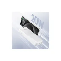 Батарея універсальна Baseus Bipow 2 20000mAh 20W with USB-C cable white (P10077101213-01) - Зображення 4