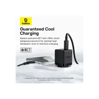 Зарядний пристрій Baseus Palm Fast Charger 1C 20W + Cable 1.0m Type-C 60W black (P10111602113-01) - 9