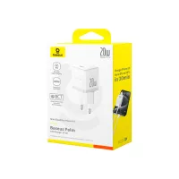 Зарядний пристрій Baseus Palm Fast Charger 1C 20W + Cable 1.0m Type-C 60W white (P10111602213-01) - 5