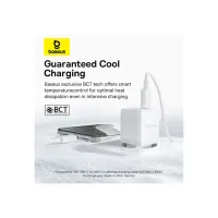 Зарядний пристрій Baseus Palm Fast Charger 1C 20W + Cable 1.0m Type-C 60W white (P10111602213-01) - 9