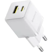 Зарядний пристрій Baseus 1xUSB-C 30W + 1xUSB white (P1011160A213-00) - 1