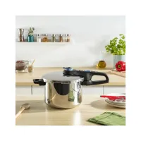 Кастрюля Tefal Secure Trendy, 4л, (скороварка) з паровим кошиком (P2580402) - Изображение 4