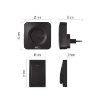 Дверний дзвінок EMOS бездротовий EMOS P5729B (P5729B) - 8