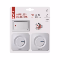 Дверний дзвінок EMOS бездротовий P5731 220В 2 приймачі (180м) (P5731) - Image 4