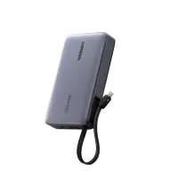 Батарея универсальная Ugreen 20000mAh 145W with Built-in Cable (PB551 55992B) - Изображение 2
