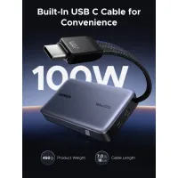 Батарея универсальная Ugreen 20000mAh 145W with Built-in Cable (PB551 55992B) - Изображение 7