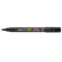 Художній маркер UNI Posca Black 0.9-1.3 мм (PC-3M.Black) - Зображення 1