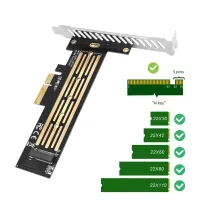 Контролер Dynamode M.2 SSD NVMe M-Key to PCI-E 3.0 x4/ x8/ x16, full profile br (PCI-Ex4- M.2 M-key) - 5