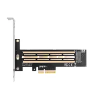 Контролер Dynamode M.2 SSD NVMe M-Key to PCI-E 3.0 x4/ x8/ x16, full profile br (PCI-Ex4- M.2 M-key) - 1