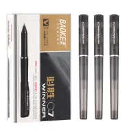 Ручка гелева Baoke Winner 0.7 мм, чорна (PEN-BAO-PC1688-B) - Изображение 2