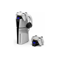 Зарядний пристрій iPega PG-P5S016 Для геймпадів DualSense PS5 Sony PlayStation 5 Slim Black (PG-P5S016) - 4