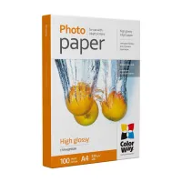 Фотопапір ColorWay A4 230г Glossy 100ст. (PG230100A4) - 2