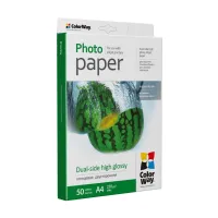 Фотопапір ColorWay A4 220г Glossy 50ст. (PGD220050A4) - 2