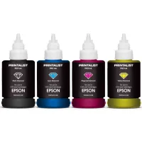 Чорнило Printalist Epson 4х140г B/C/M/Y SET (PL-INK-EPSON-SET4) - 2