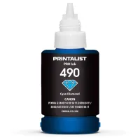 Чорнило Printalist Canon GI-490 для G1400/G2400/G3400 140г Cyan (PL490C) - 2
