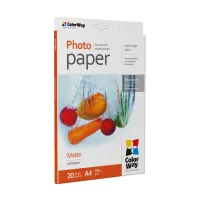 Фотопапір ColorWay A4 190г matte 20ст. (PM190020A4) - 2