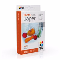 Фотобумага ColorWay 10x15, 220г, matte, 100л (PM2201004R_OEM) - Image 1