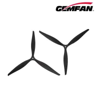 Пропелер для дрона Gemfan F1510 Folding 3 Blade Glass Fiber Nylon - Black 1CW + 1CCW (PMGNF1510-3A2) - 1