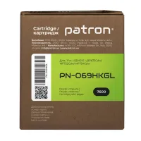Картридж Patron Canon 069H black Green Label (PN-069HKGL) - 5