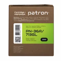 Картридж Patron HP LJ CB436A/CANON 713 GREEN Label (PN-36A/713GL) - 3