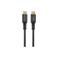 Дата кабель USB-C to USB-C 2.0m Promate (powerbolt240-2m.black) - Изображение 1