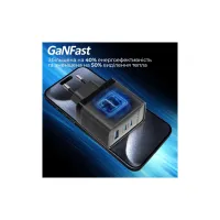 Зарядний пристрій Promate powerport-45 2xUSB-C PD + USB-A QC 45W Black (powerport-45.black) - 2