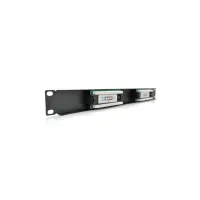 Патч-панель 19" 12хRJ-45 UTP 1U cat.5e PiPo (PP125191U) - 2