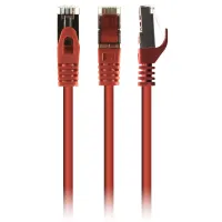Патч-корд 0.5м S/FTP Cat 6A CU LSZH red Cablexpert (PP6A-LSZHCU-R-0.5M) - 1