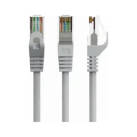 Патч-корд 1.5м UTP cat 6 CU gray Cablexpert (PP6U-CU-1.5M) - 1