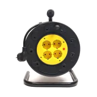 Сетевой удлинитель PowerPlant на катушке 15 м, 4 розетки (JY-2002/15) (PPRA10M150S4) - Изображение 2