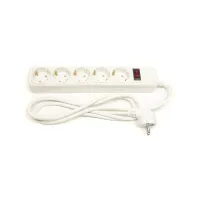 Мережевий фільтр живлення PowerPlant 1.8 м, 5 розетoк, евростандарт (JY-1056/1.8) (PPSA10M18S5) - 2