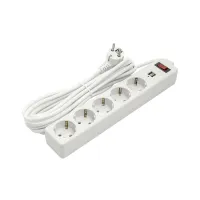 Мережевий фільтр живлення PowerPlant 5м, 5 розеток, USB 2.1A (JY-1056U/5) (PPSA10M50S5U) - 1