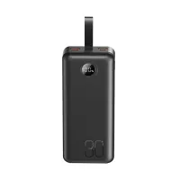 Батарея універсальна XO 30000mAh, PD/20W, QC/22.5W, with light, black (PR240_Black) - 2