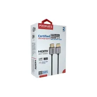 Кабель мультимедійний HDMI M to HDMI M 1.5m V2.1 grey Promate (primelink8k-150.grey) - 2