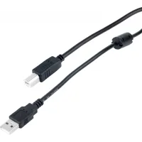 Кабель для принтера USB 2.0 AM/BM 1.5m black ProfCable (ProfCable12-150) - 4