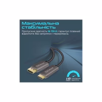 Кабель мультимедийный DisplayPort M to HDMI M 2.0m Promate (prolink-dp200.black) - Image 5