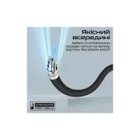 Кабель мультимедійний HDMI M to HDMI M 15.0m V2.0 Promate (prolink4k60-15m) - 7
