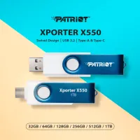 USB флеш накопичувач Patriot 256GB Xporter X550 USB 3.2/Type-C (PS256GX550AAD) - 5