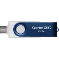 USB флеш накопичувач Patriot 256GB Xporter X550 USB 3.2/Type-C (PS256GX550AAD) - 1