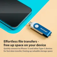 USB флеш накопичувач Patriot 64GB Xporter X550 USB 3.2/Type-C (PS64GX550AAD) - 7