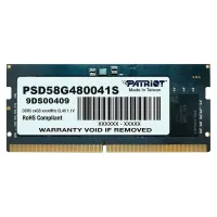 Модуль пам'яті для ноутбука SoDIMM DDR5 8GB 4800 MHz Patriot (PSD58G480041S) - 1