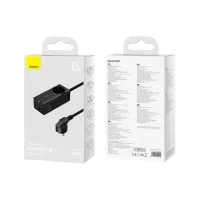 Зарядний пристрій Baseus AC + 2xUSB-C 65W + 2xUSB black (PSZM000901) - 8