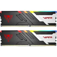 Модуль пам'яті для комп'ютера DDR5 64GB (2x32GB) 6000 MHz Viper Venom RGB Patriot (PVVR564G600C36K) - 1
